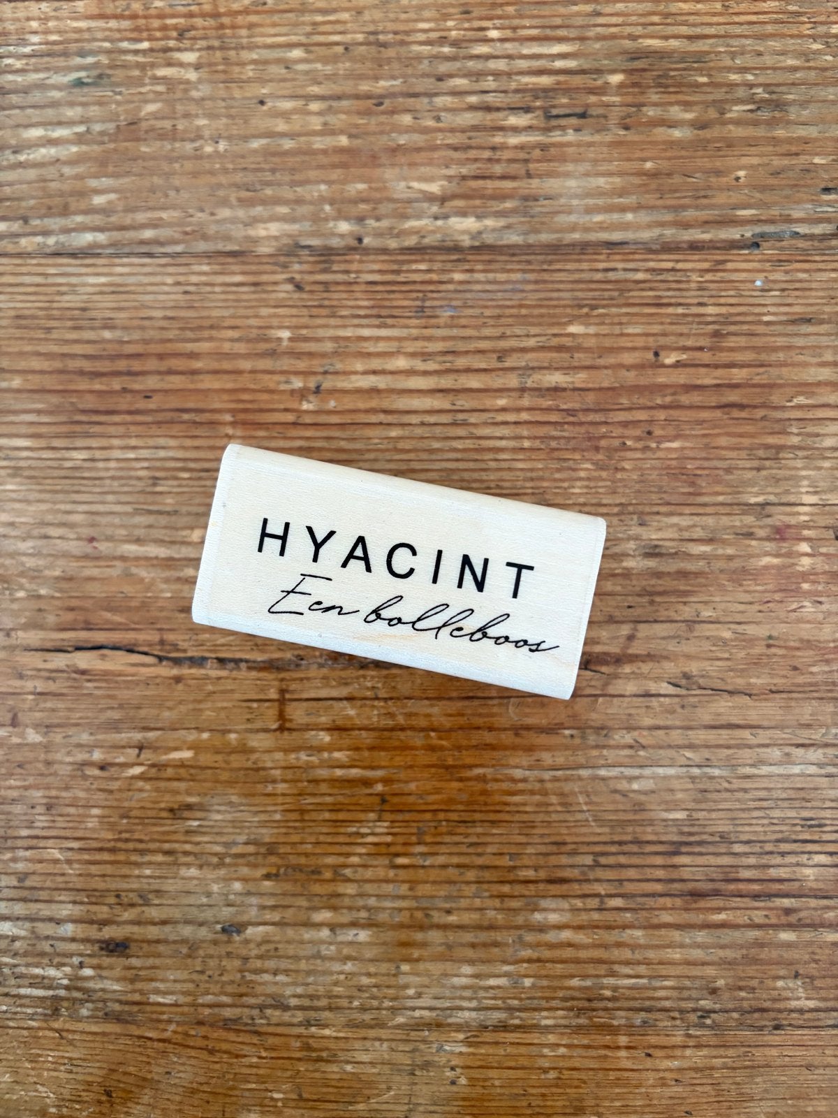 Ludiec stempels - Hyacint en Botanical, Ophalen of Verzenden, Zo goed als nieuw, Houten stempel