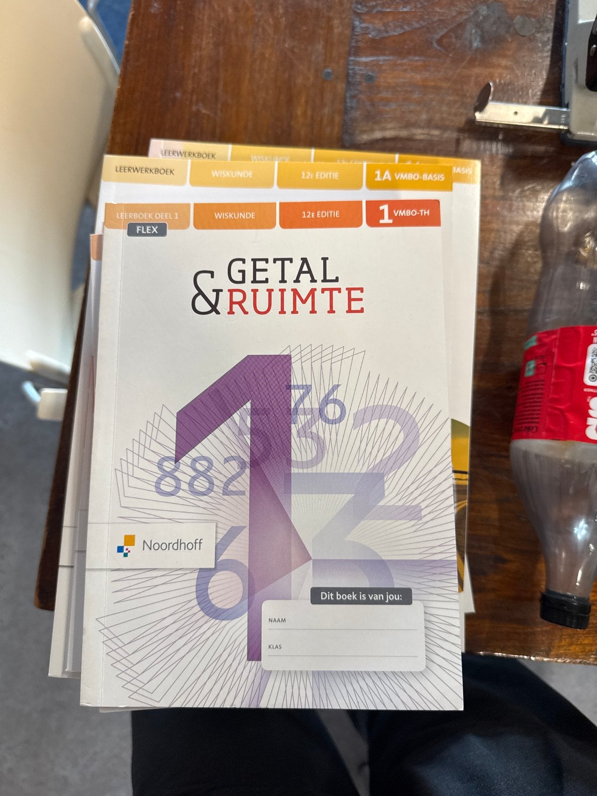 Getal & Ruimte Wiskunde VMBO-TH Leerboek Deel 1 (12e editie), Ophalen of Verzenden, Gelezen, VMBO, Wiskunde A