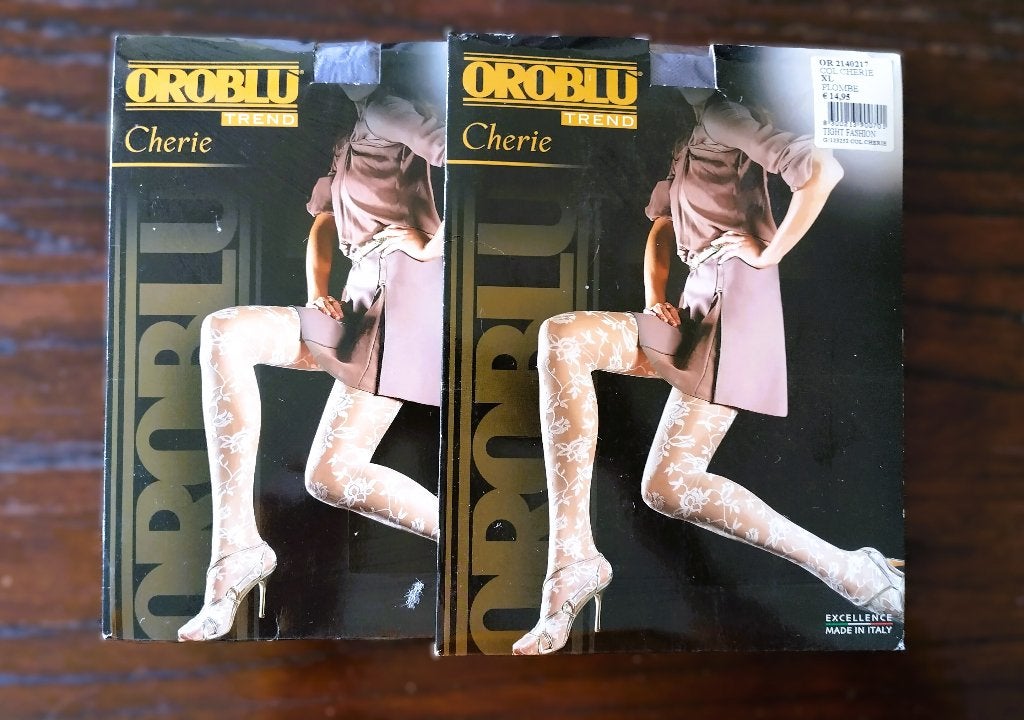 Oroblu Cherie Panty, Grijs, Maat XL, 30 Denier, Blauw/Grijs, Maat 48/52 (XL), Nieuw, Ophalen of Verzenden, Oroblu
