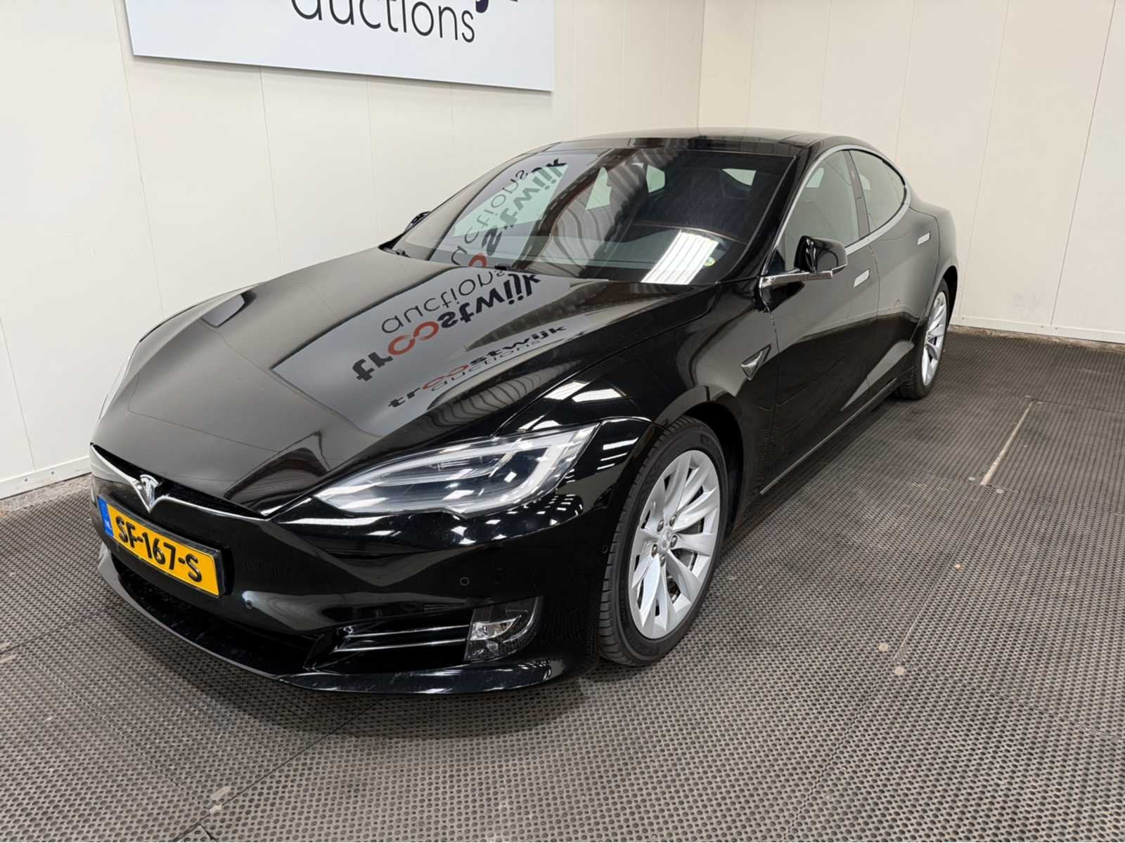 Tesla - Model - S 75D - Base Personenauto - 2018, Auto's, 104 €/maand, Gebruikt, Model S, Te koop