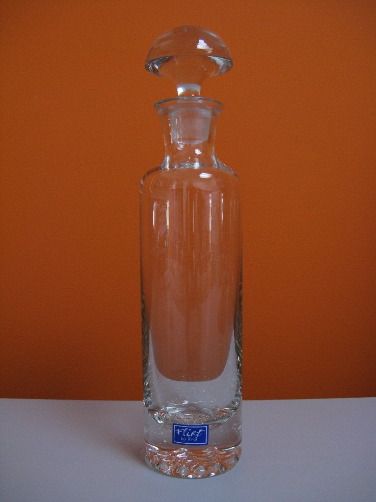 glazen fles Flirt karaf met glazen dop, Antiek en Kunst, Antiek | Glas en Kristal, Verzenden