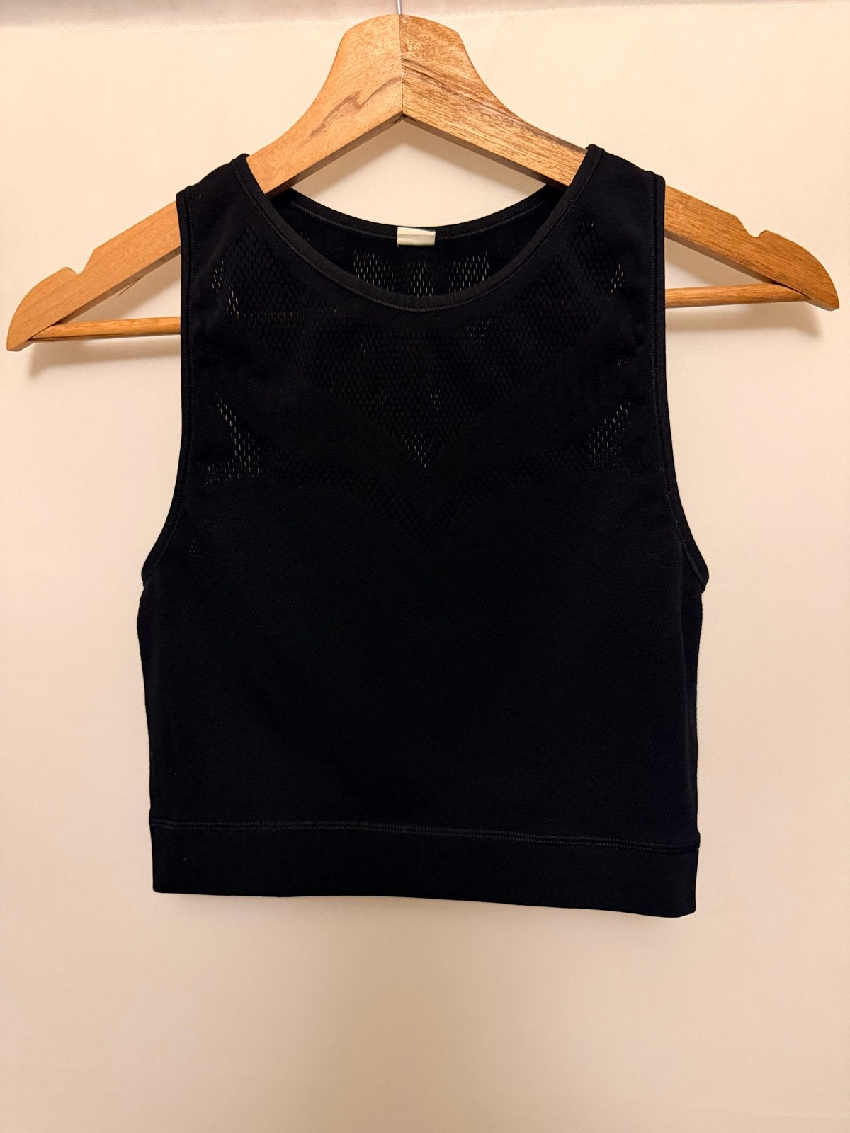 Lululemon Zwarte Sporttop Maat 36 (S) Zo goed als nieuw, Kleding | Dames, Verzenden, Zwart, Onbekend, Zo goed als nieuw