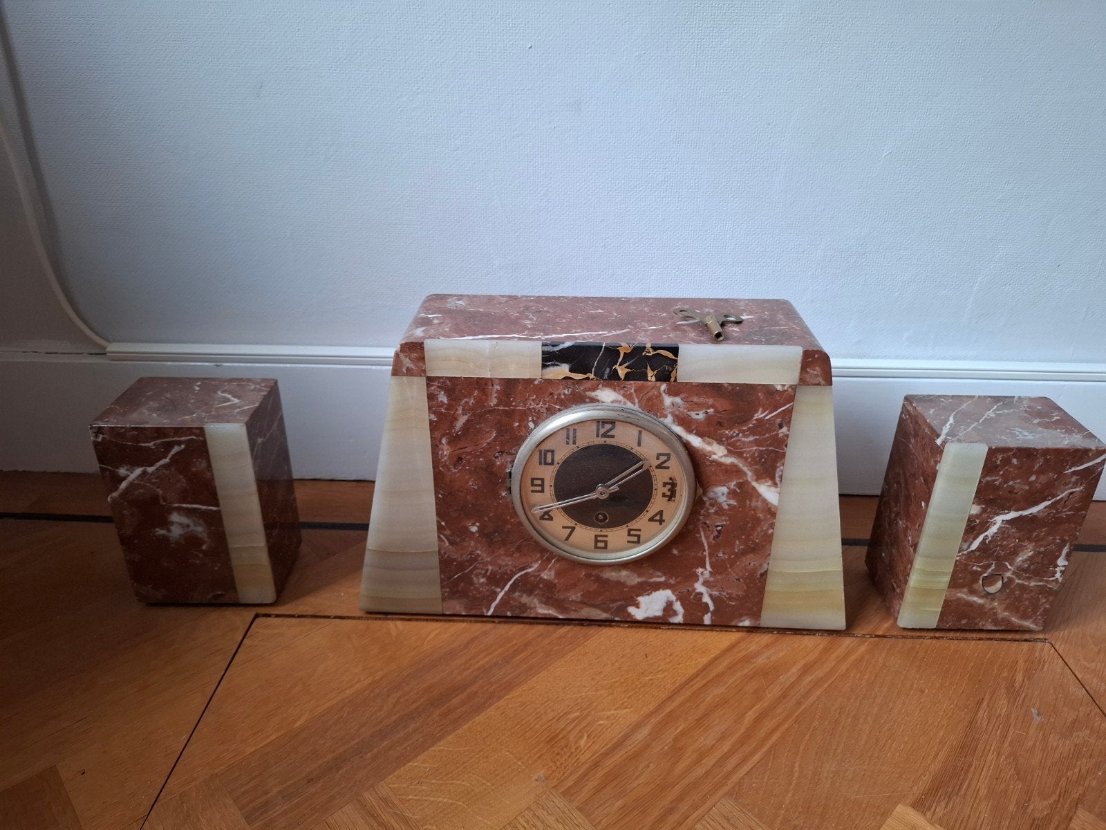 art deco klok, Antiek en Kunst, Ophalen
