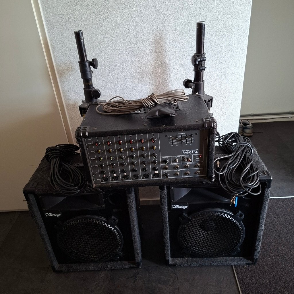 Complete zanginstallatie/omroepset, Gebruikt, Overige typen, Inclusief kabels, Ophalen