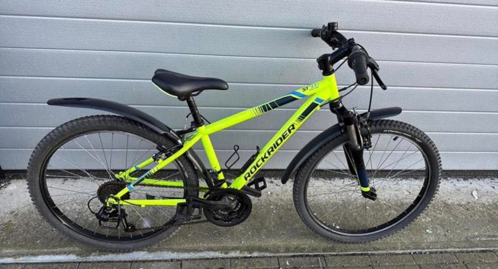 Rockrider st500 24 inch mountainbike met extra’s, Ophalen, Zo goed als nieuw, 24 inch, Versnellingen
