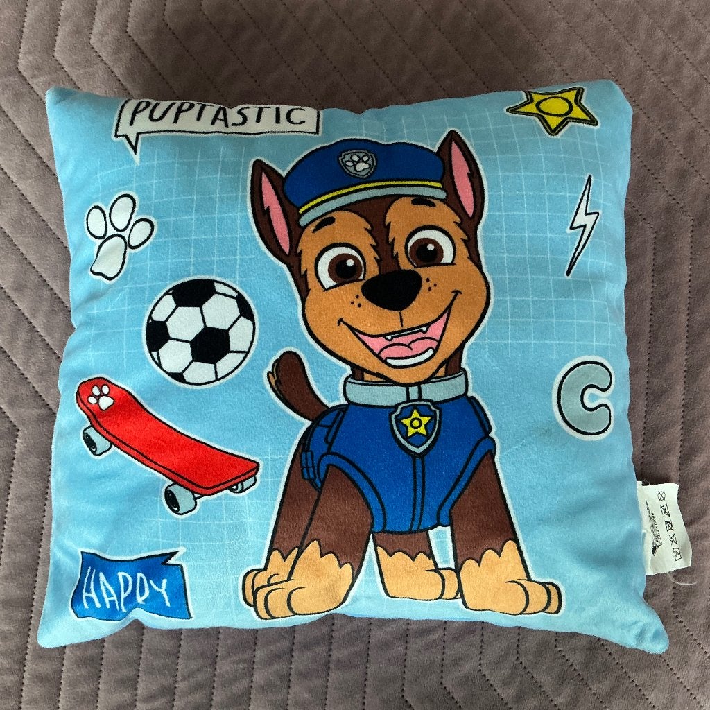 Kussen Chase Paw Patrol, Kinderen en Baby's, Ophalen, Overige merken, Kleed of Kussen, Zo goed als nieuw