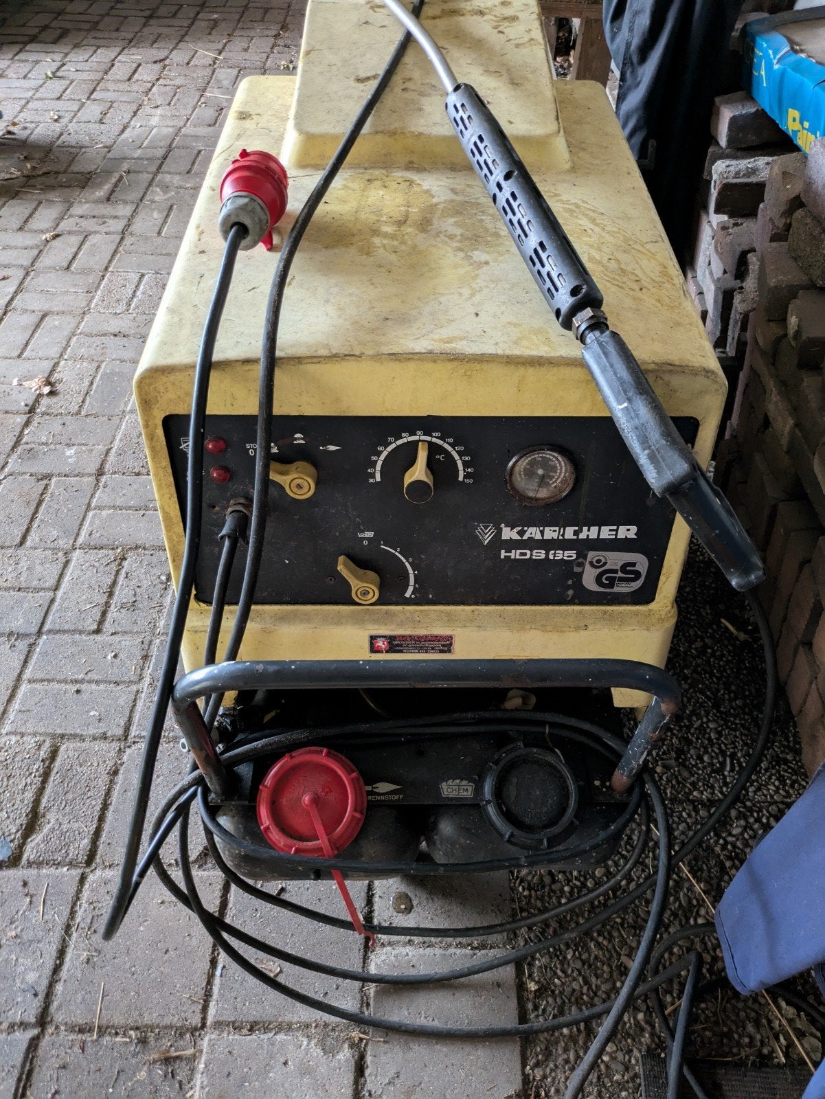 Kärcher HDS 70 Warmwater Hogedrukreiniger, Tuin en Terras, Hogedrukreinigers, Ophalen, Gebruikt, Elektrisch