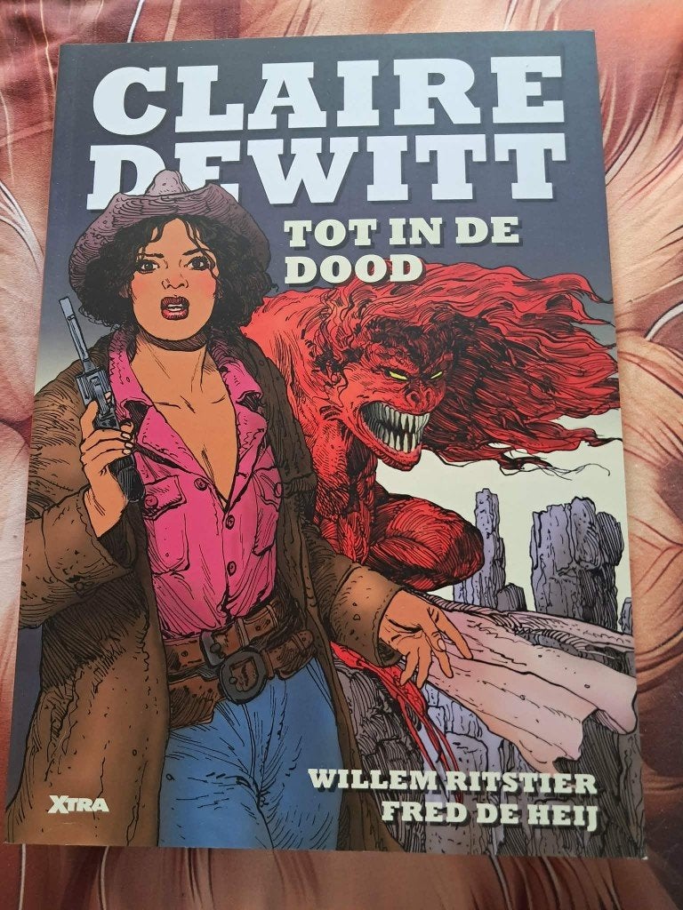 Claire deWitt, Ophalen, Willem Ritstier., Zo goed als nieuw, Meerdere stripboeken