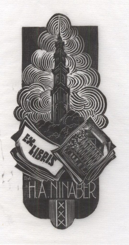 0245 Ex Libris Nederland : Dirk Govert van Luijn, 1946, Verzenden, Ex libris