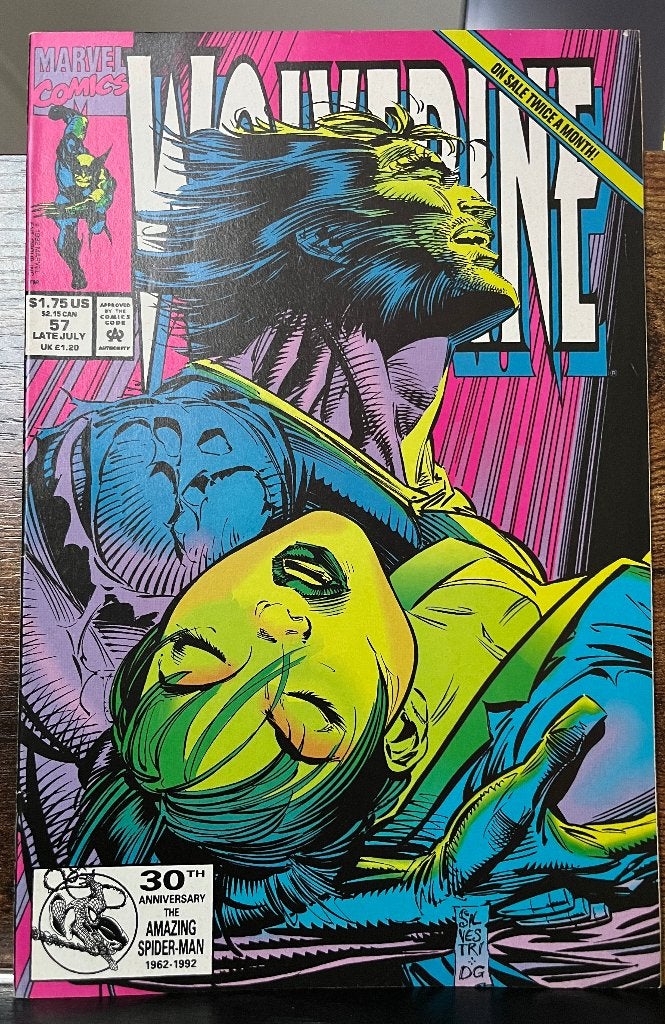 Wolverine (1988) #57 (Marvel Comics), Amerika, Ophalen of Verzenden, Larry Hama, Gelezen
