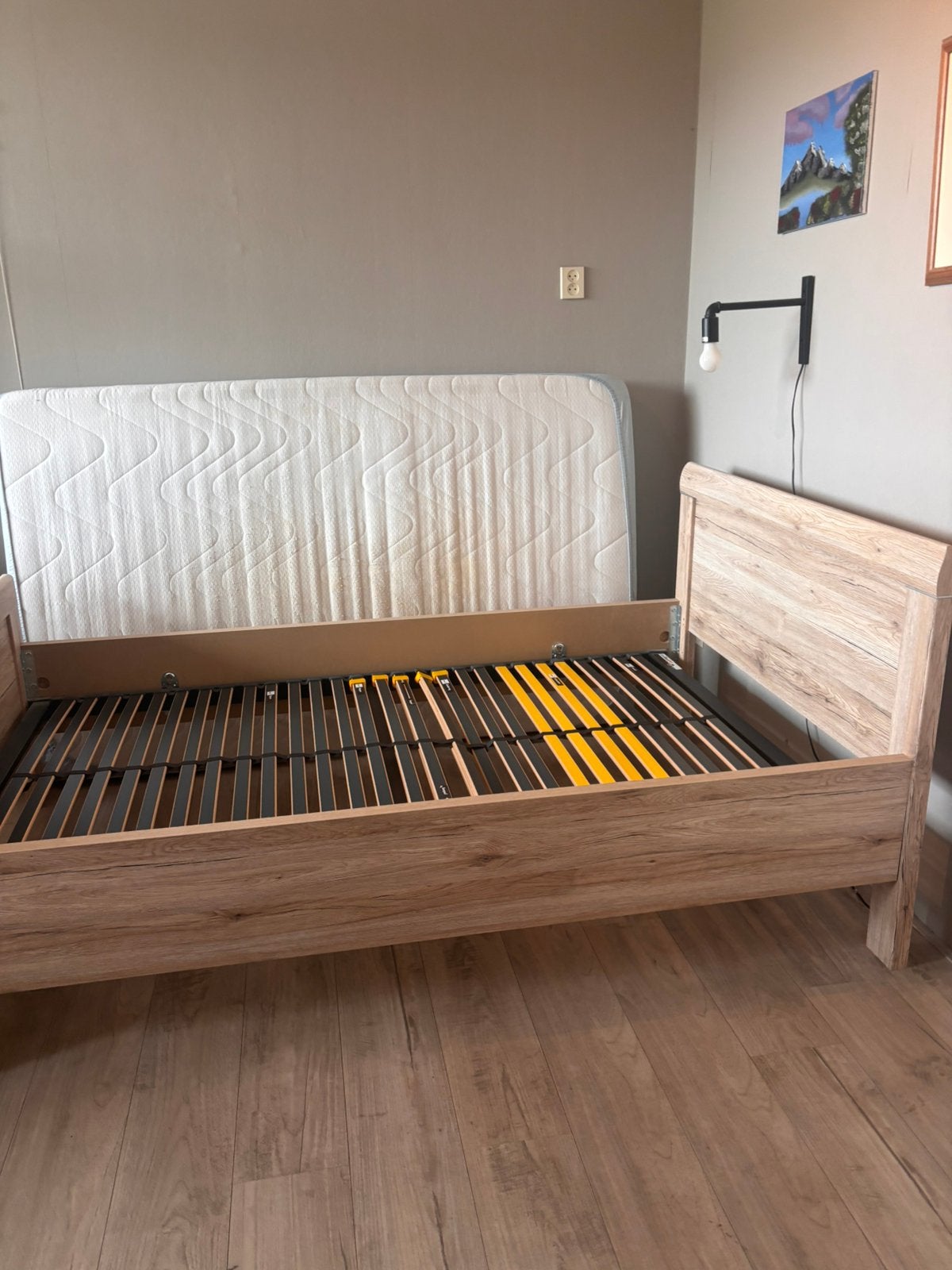 Gratis bed 120x200 cm, zie beschrijving voor info, Ophalen, Gebruikt, Twijfelaar, 120 cm