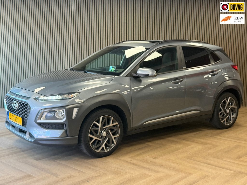 Hyundai Kona 1.6 GDI HEV Fashion Design Sky AUT. PANORAMADAK, Auto's, Hyundai, Bedrijf, Te koop, Kona, ABS, Achteruitrijcamera