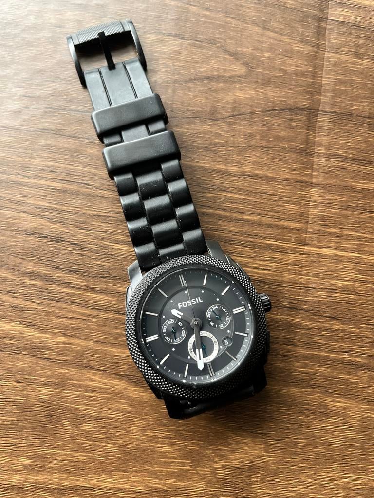 Fossil heren horloge FS4487 analoog, Sieraden, Tassen en Uiterlijk, Horloges | Heren, Ophalen, Zo goed als nieuw, Leer, Overige merken