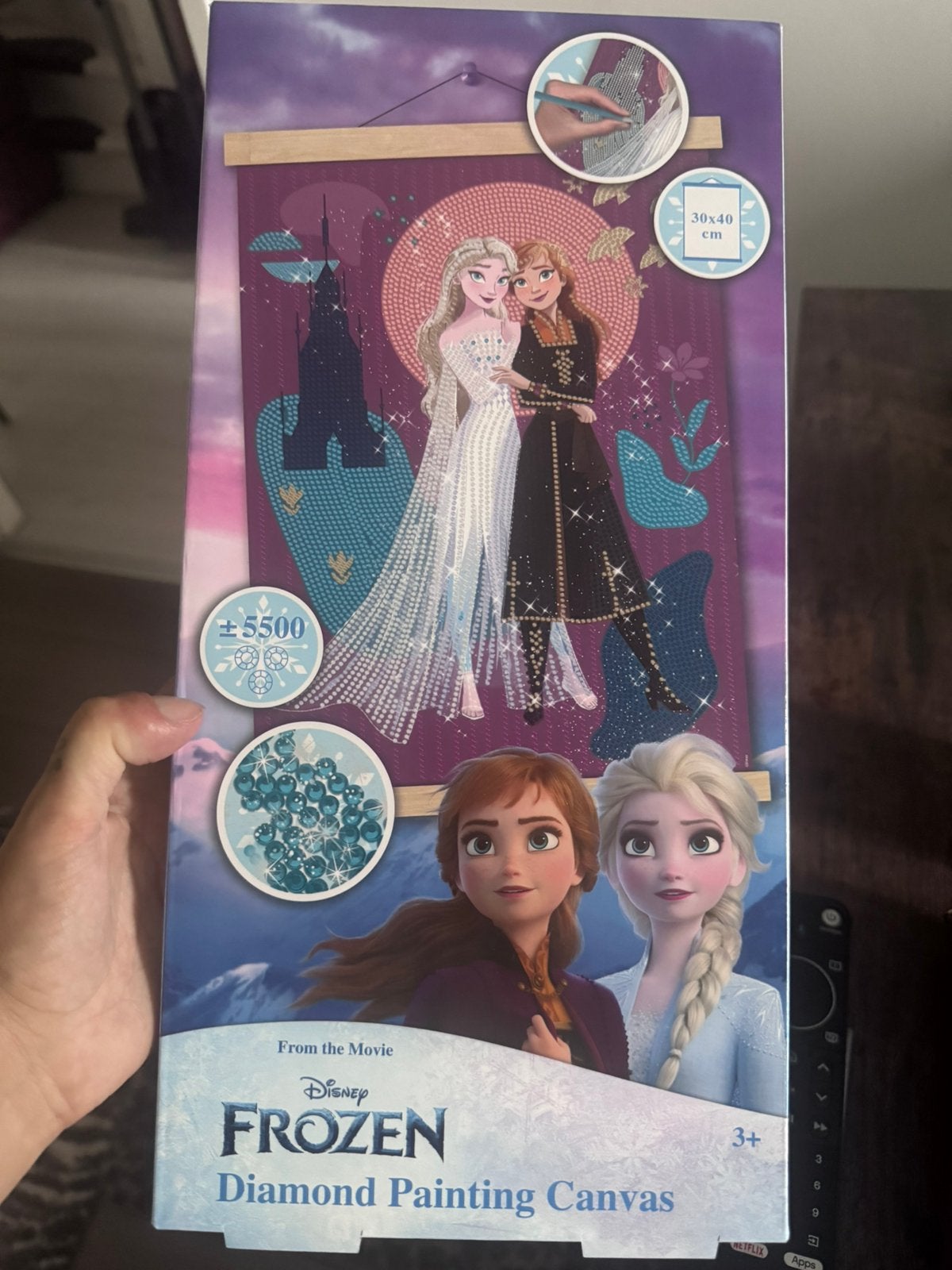Frozen diamond painting, Ophalen of Verzenden, Zo goed als nieuw