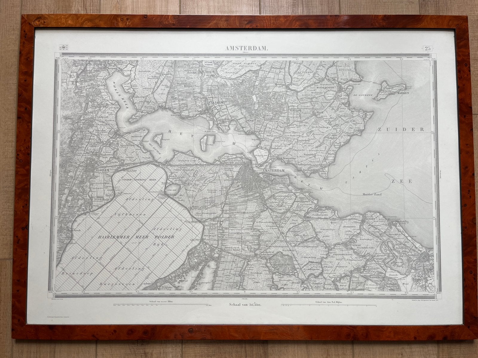 Plattegrond Amsterdam e.o, Ophalen, 1800 tot 2000, Nederland, Landkaart
