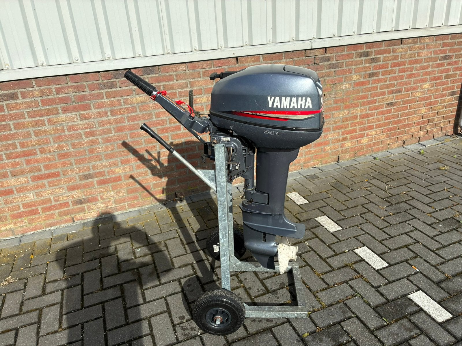 Yamaha 15 pk 2 takt , kortstaart  knuppel , vaarklaar !, 10 tot 30 pk, Elektrische start, Ophalen of Verzenden, Yamaha