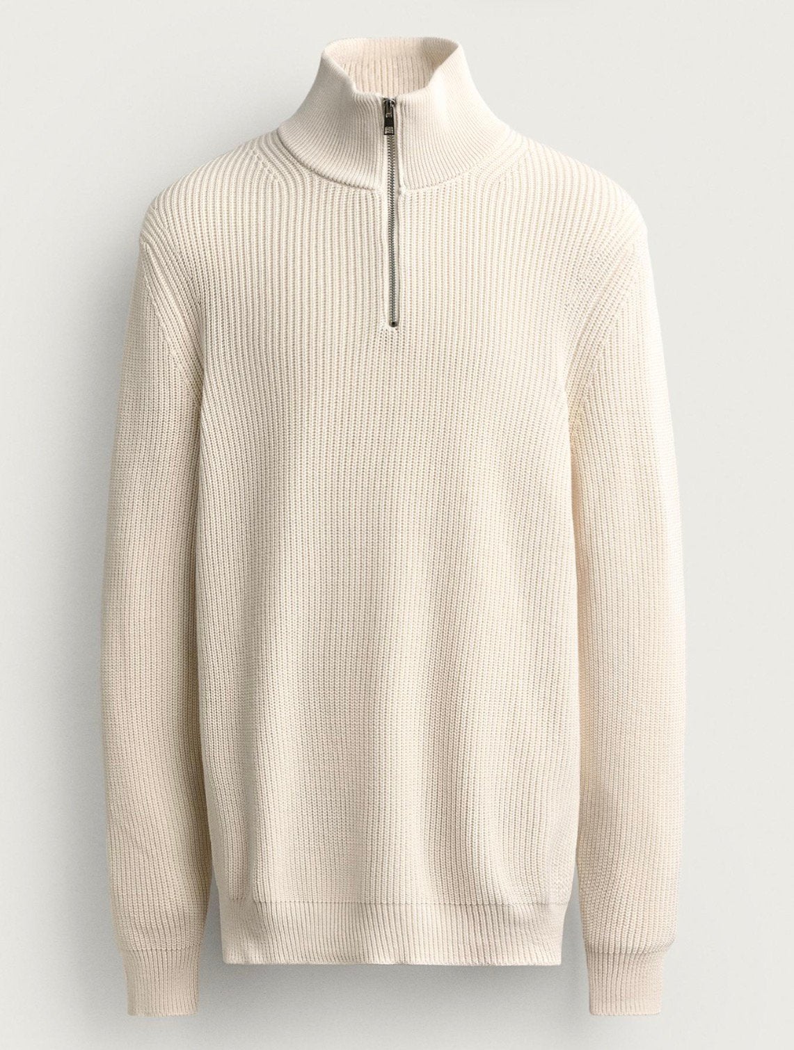 Zara Men schipperstrui trui met zip mt XL, Kleding | Heren, Ophalen of Verzenden, Zo goed als nieuw, Maat 56/58 (XL), Beige