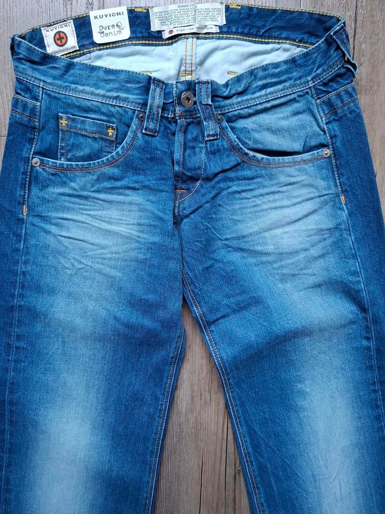 KUYICHI Sugar low loose flared jeans W27 L34, Blauw, KUYICHI, Nieuw, Ophalen of Verzenden