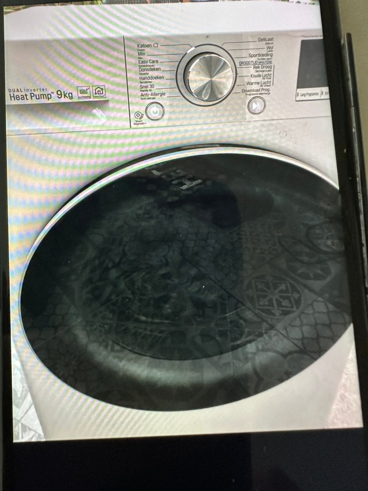 LG warmtepompdroger 9 kg A class, Ophalen, Gebruikt, Minder dan 85 cm, 8 tot 10 kg