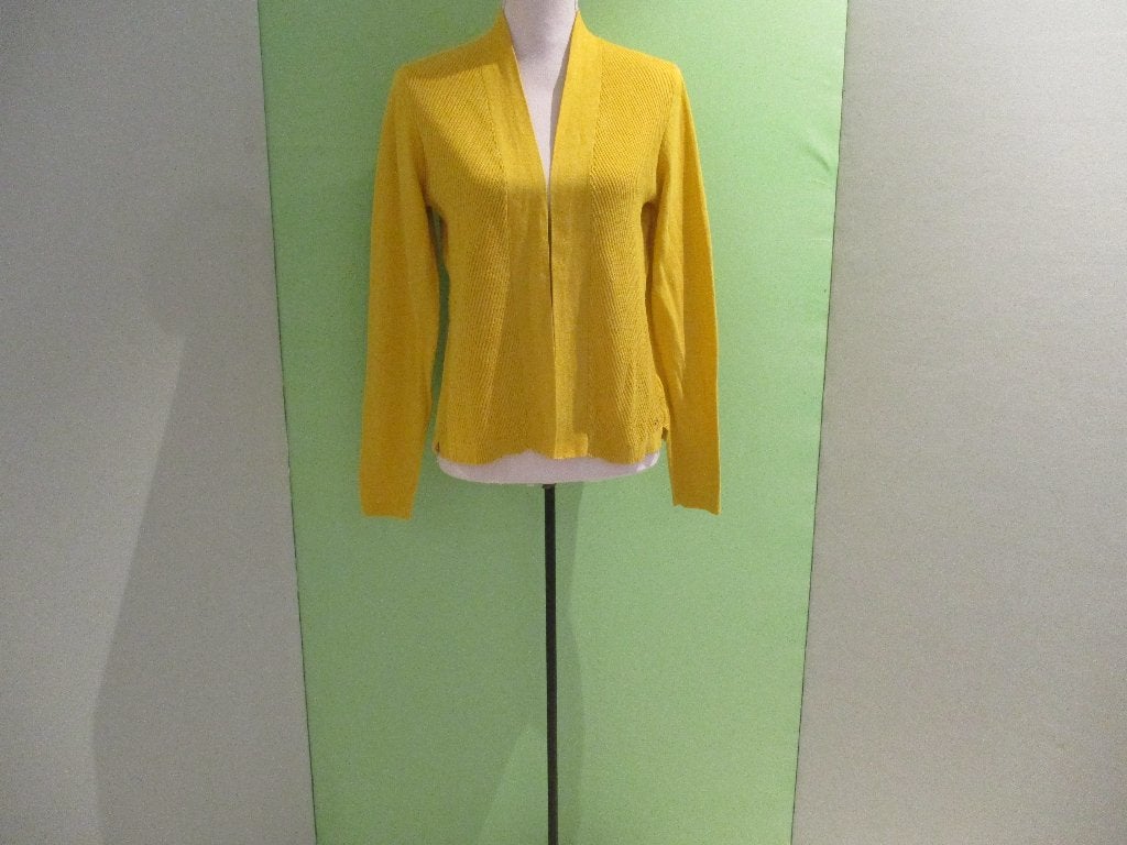 Sandwich vest maat S., Verzenden, Geel, Zo goed als nieuw, Maat 36 (S)