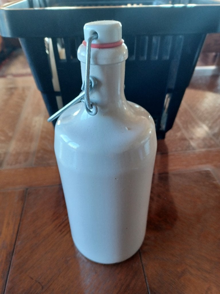 2x aardewerk stopfles, Antiek en Kunst, Ophalen of Verzenden