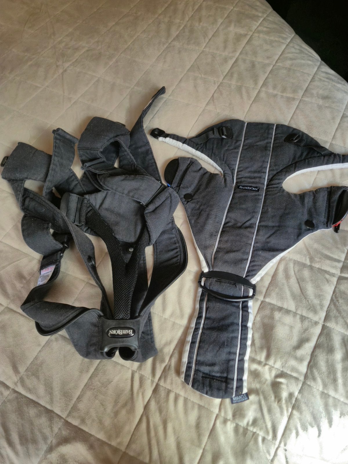 BabyBjörn Draagzak Miracle - Ergonomisch en Comfortabel, Gebruikt, Buik of Rug, Ophalen of Verzenden, Baby Björn