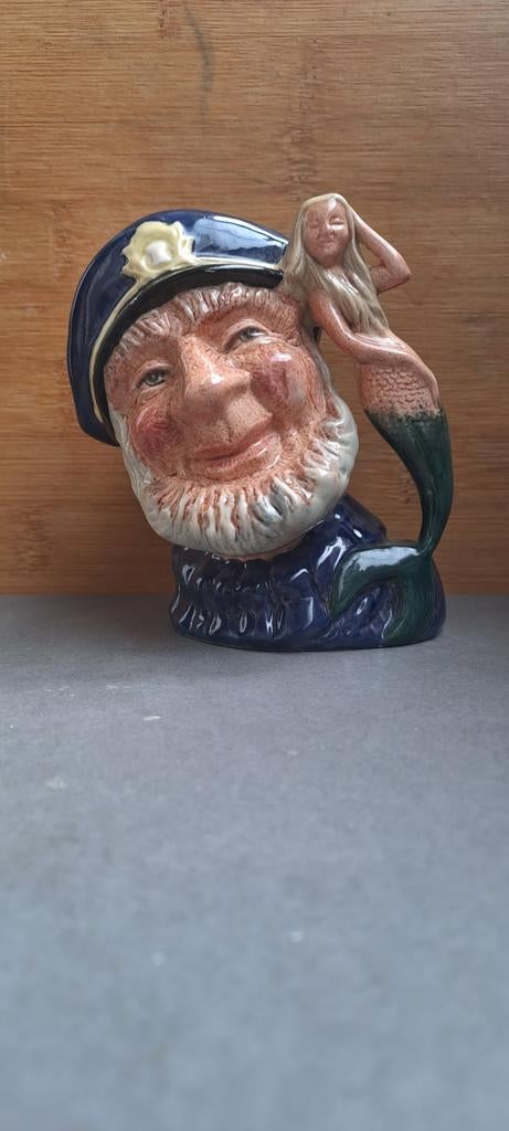 Prachtige Royal Doulton Character Jug - "Old Salt" (D6554), Ophalen of Verzenden, Dier