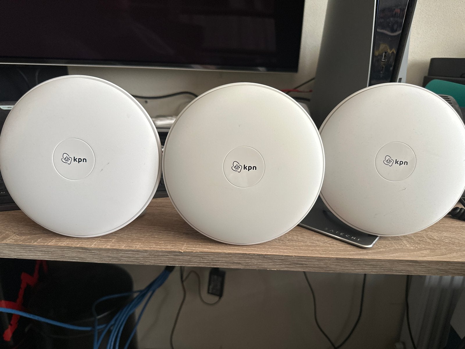 3x KPN SuperWifi Punten - Optimaal WiFi Bereik, Ophalen of Verzenden, Zo goed als nieuw, Router
