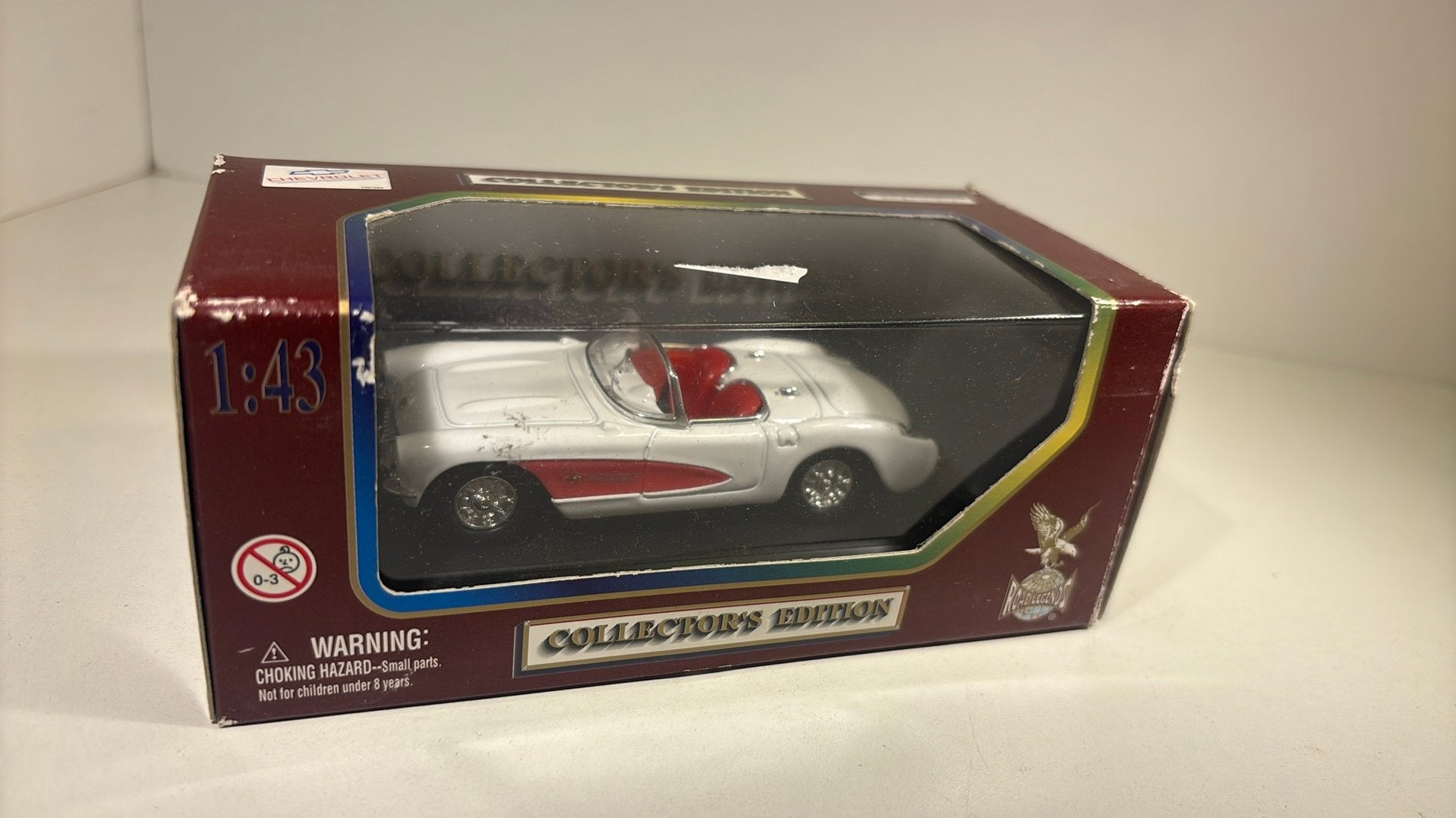 Chevrolet Corvette 1957 road legends 1.43, Overige merken, Auto, Ophalen of Verzenden, A