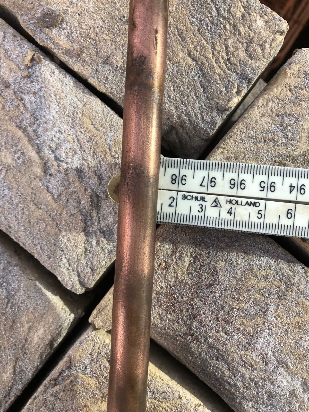 Aardpen 3 meter lang, 12.7mm diameter, Ophalen, Gebruikt, Overige typen