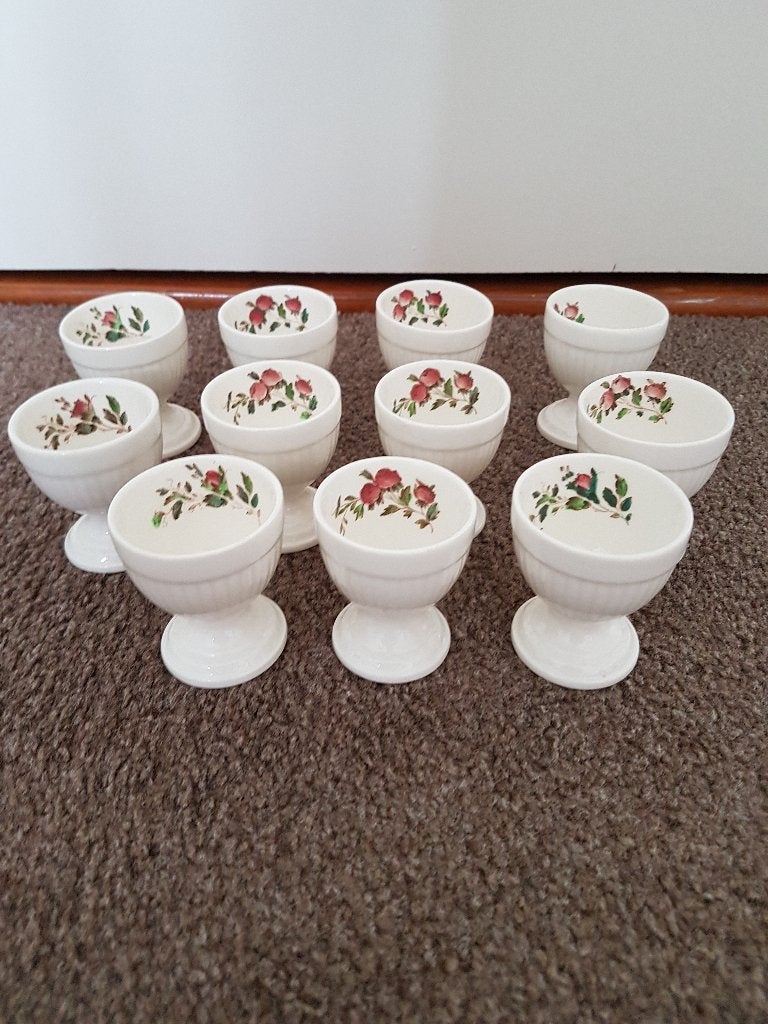 11 Wedgwood Conway Eierdopjes!!, Huis en Inrichting, Overige typen, Ophalen of Verzenden, Zo goed als nieuw, Wedgwood