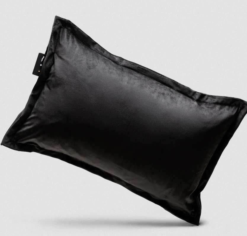 Sit & heat warmekussen Zwart Plofkussen Velours 60x40 cm, Overige merken, Zwart, Ophalen of Verzenden, Zo goed als nieuw