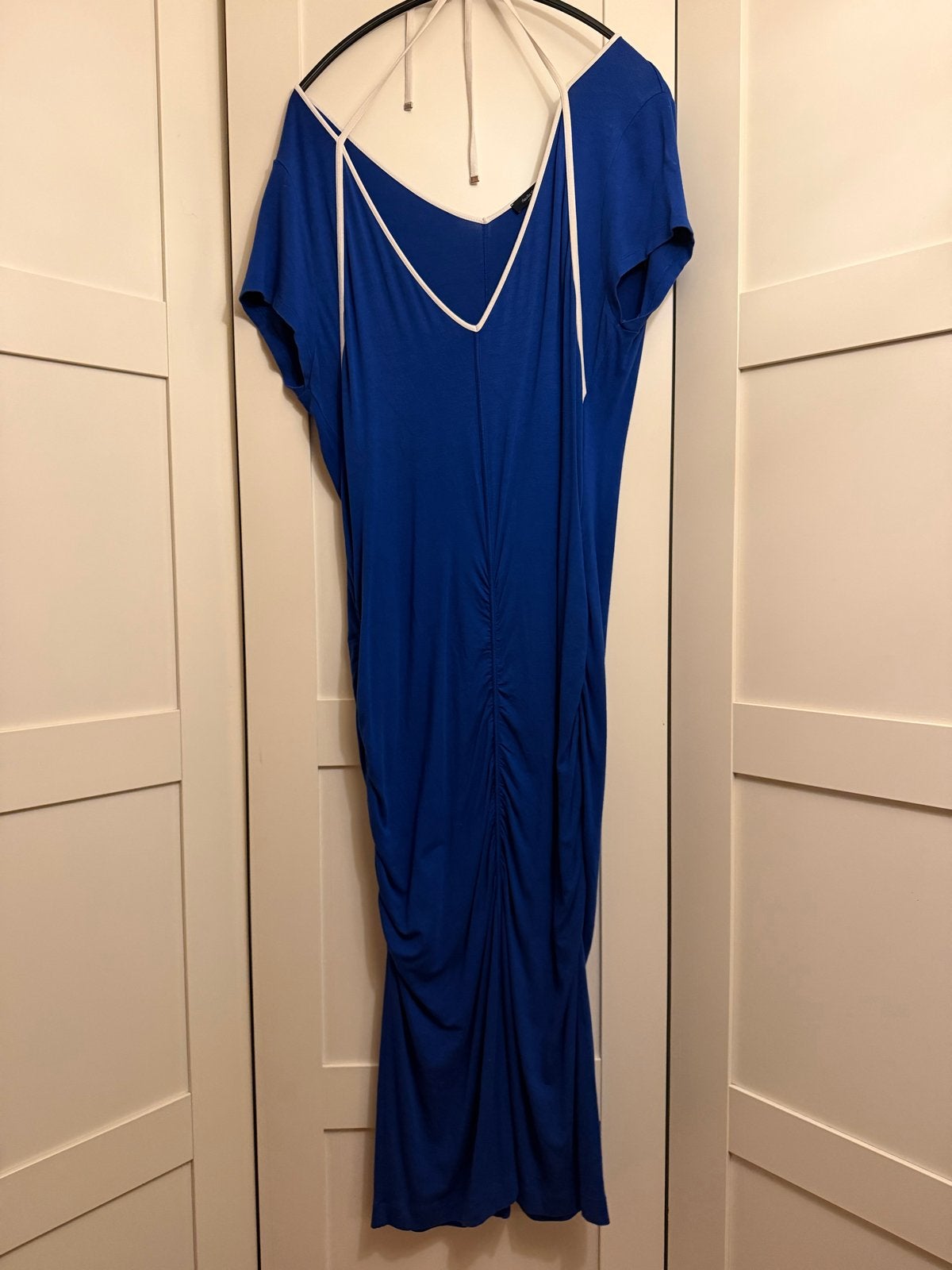 Claudia Sträter Kobaltblauwe Jurk Maat 44, Blauw, Maat 46/48 (XL) of groter, Ophalen of Verzenden, Gedragen