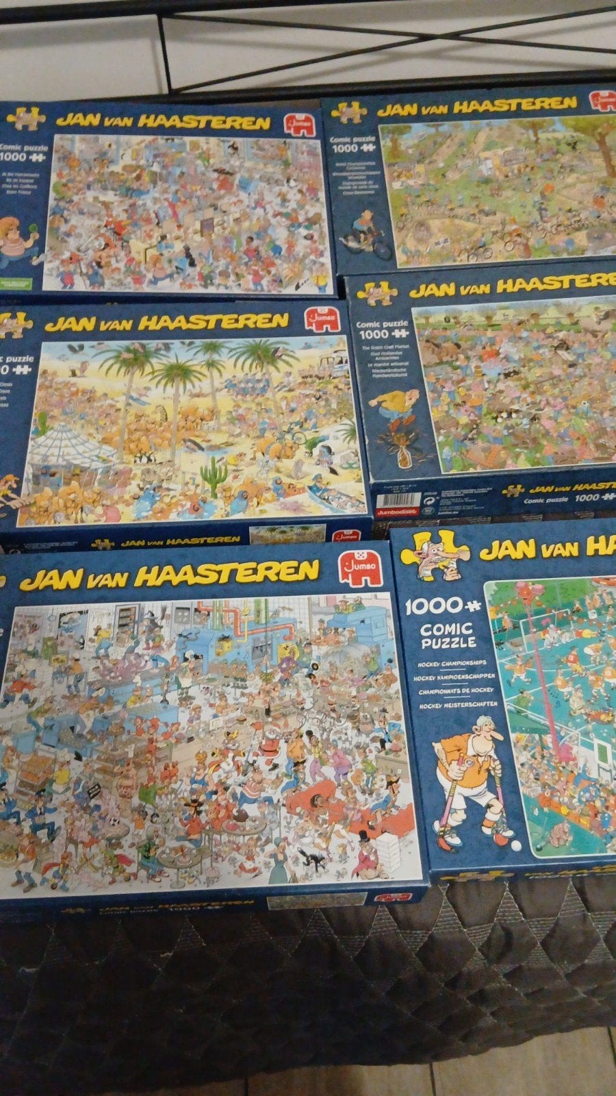 Jan van Haasteren puzzels - Diverse aantallen stukjes, Ophalen, 500 t/m 1500 stukjes, Gebruikt, Legpuzzel