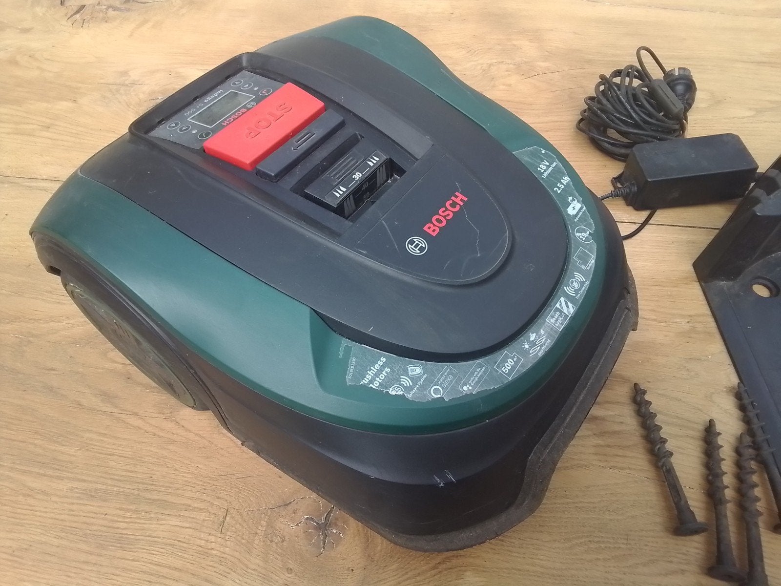 Te koop Bosch indego S+ 500 voorzien van upgrade naar 5G., Tuin en Terras, Robotmaaiers, Ophalen of Verzenden
