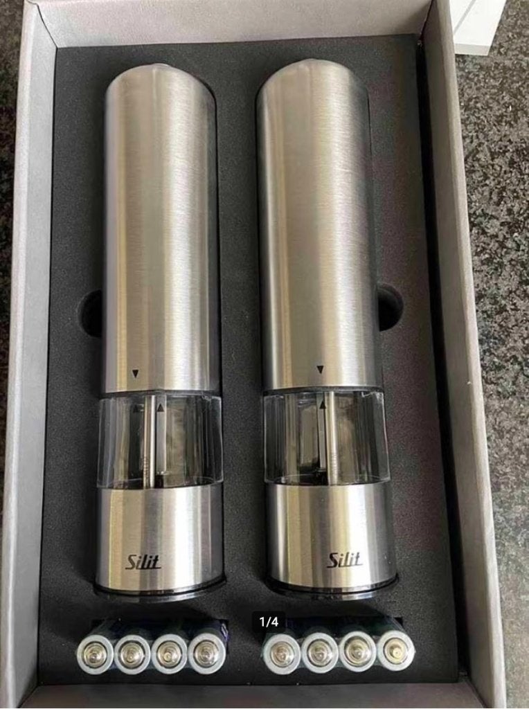 Silit by WMF zout en pepper LED keramische Elektrische molen, Overige typen, Nieuw, Ophalen of Verzenden, Metaal