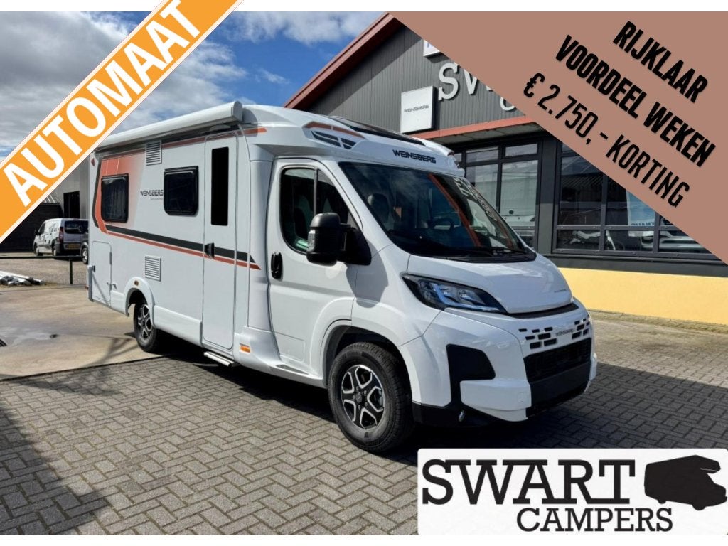 Weinsberg CaraCompact 600 MEG Edition [pepper] AUTOMAAT, Caravans en Kamperen, Automaat, Ringverwarming, Fiat, Koelkast