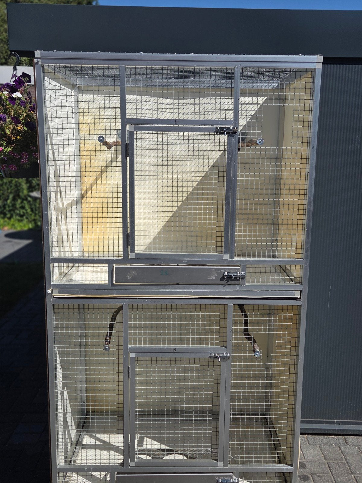Nette aluminium kweekkooien., Ophalen of Verzenden, Aluminium, Broedkooi of Kweekkooi