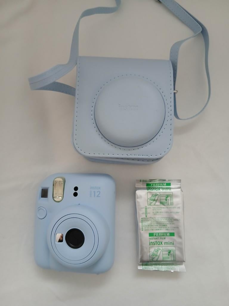 Instax mini 12 met 10 foto's en hoesje, Compact, Ophalen of Verzenden, Zo goed als nieuw, Fuji