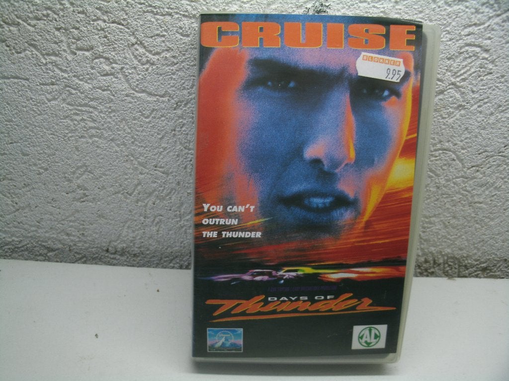 vhs 115b days of thunder cruise, Cd's en Dvd's, VHS | Film, Vanaf 16 jaar, Ophalen of Verzenden, Zo goed als nieuw, Actie en Avontuur