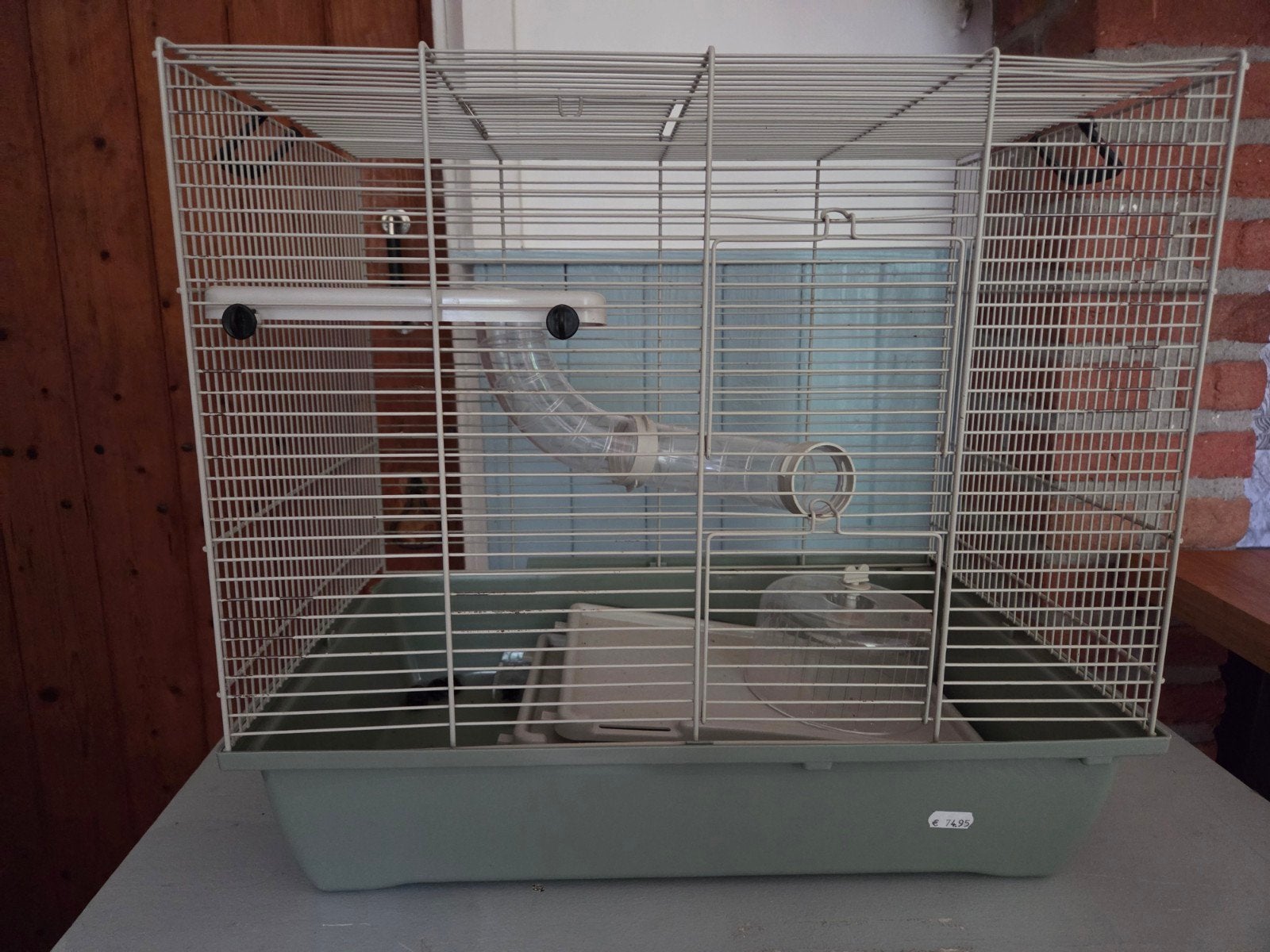 gratis hamsterkooi, Dieren en Toebehoren, Vogels | Hokken en Kooien, Ophalen, Gebruikt, Metaal, Overige typen