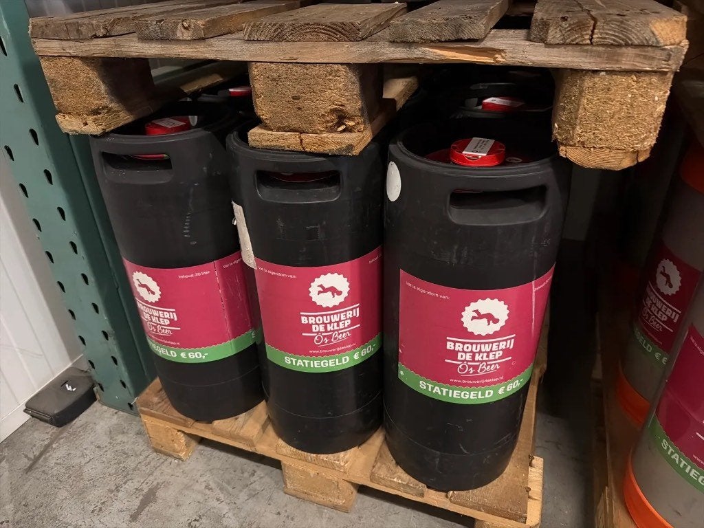 fust 20 liter van de klep bierbrouwerij PAETERKE INKEL, Ophalen, Nieuw, Overige typen, Overige merken