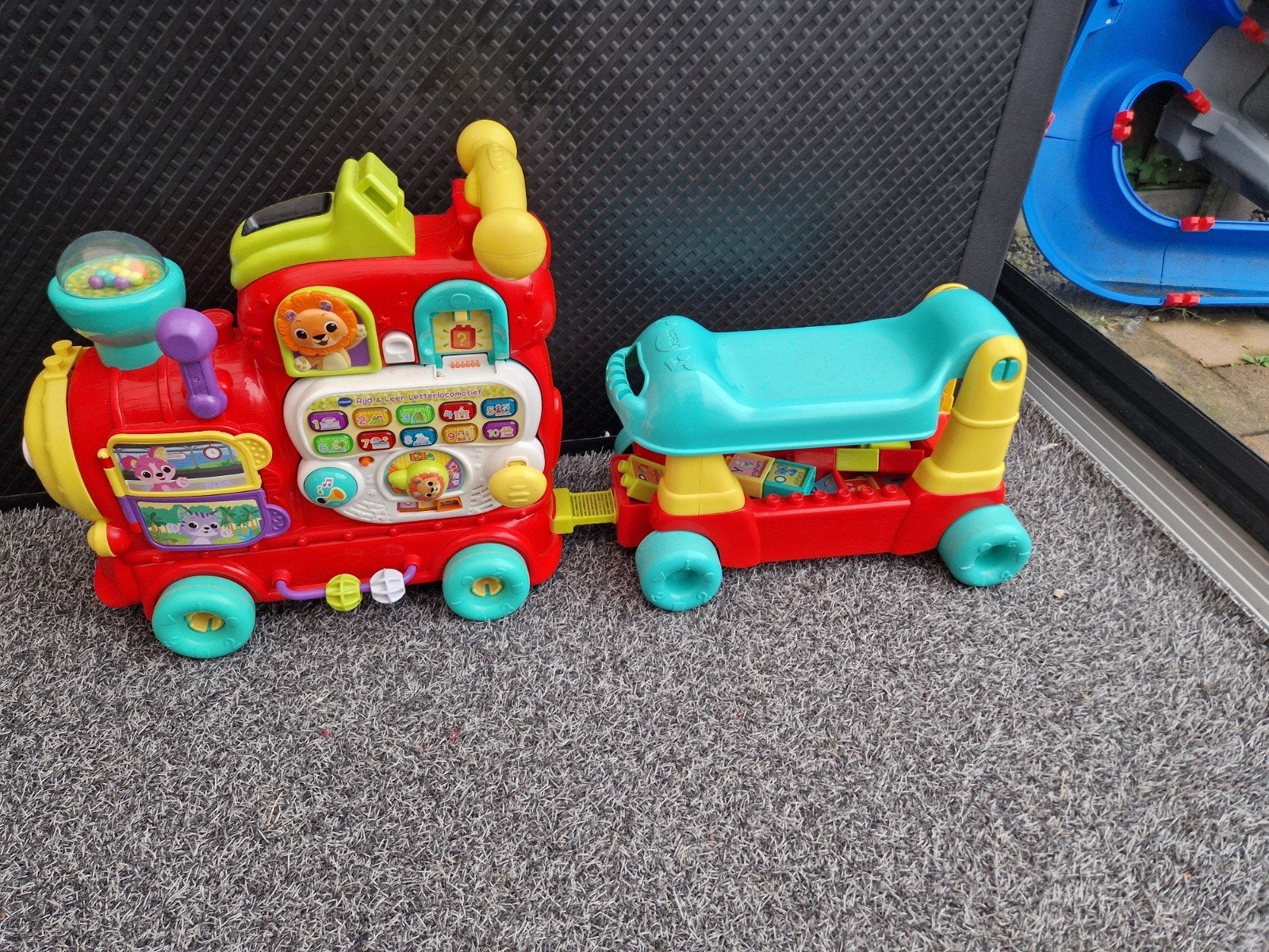 VTech Baby Activiteiten Trein met Wagen, Ophalen, Zo goed als nieuw, Overige typen, Met licht