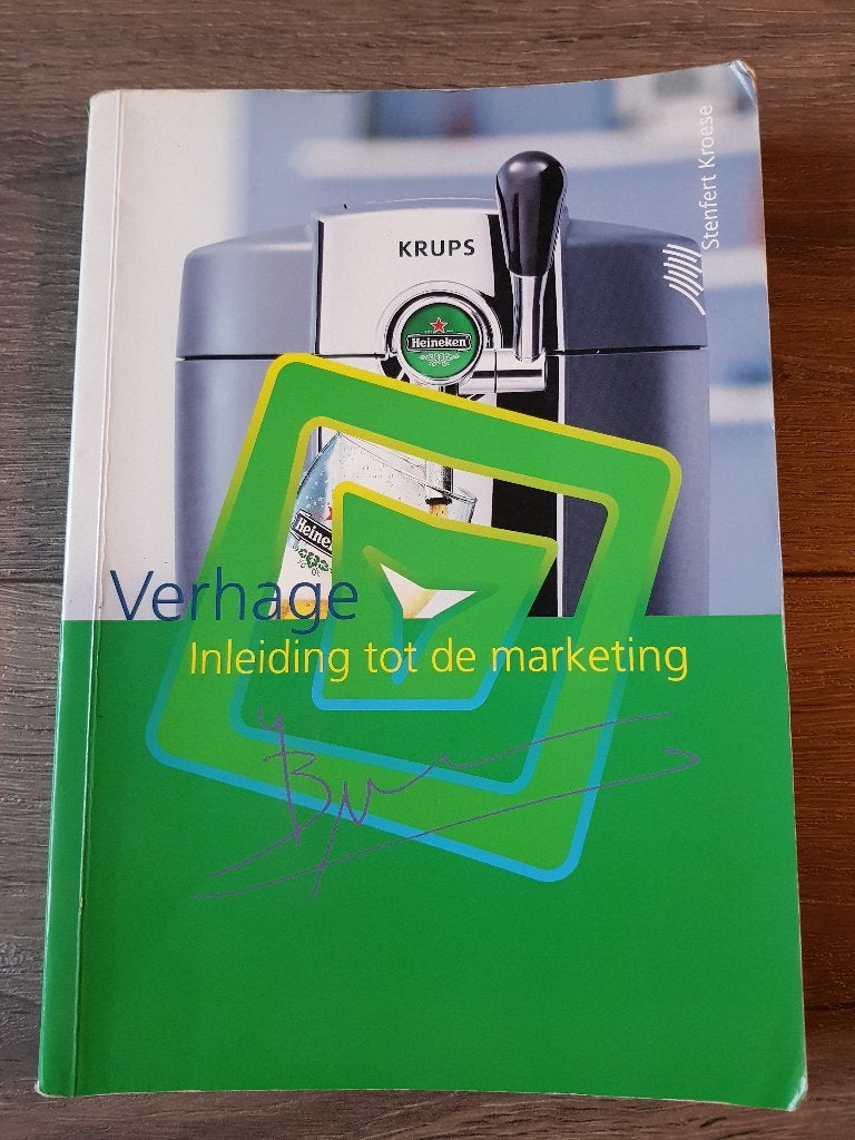 Boek : prof.dr. Bronis Verhage - Inleiding tot de marketing, Ophalen of Verzenden, Gelezen, Economie en Marketing, Prof.dr. Bronis Verhage