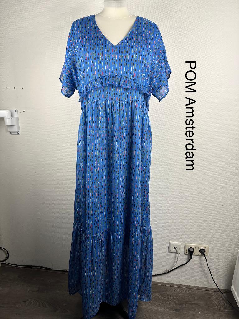 POM Amsterdam Jurk  (mt: 44) 21,5/23, Kleding | Dames, POM Amsterdam, Blauw, POM Amsterdam, Maat 42/44 (L)