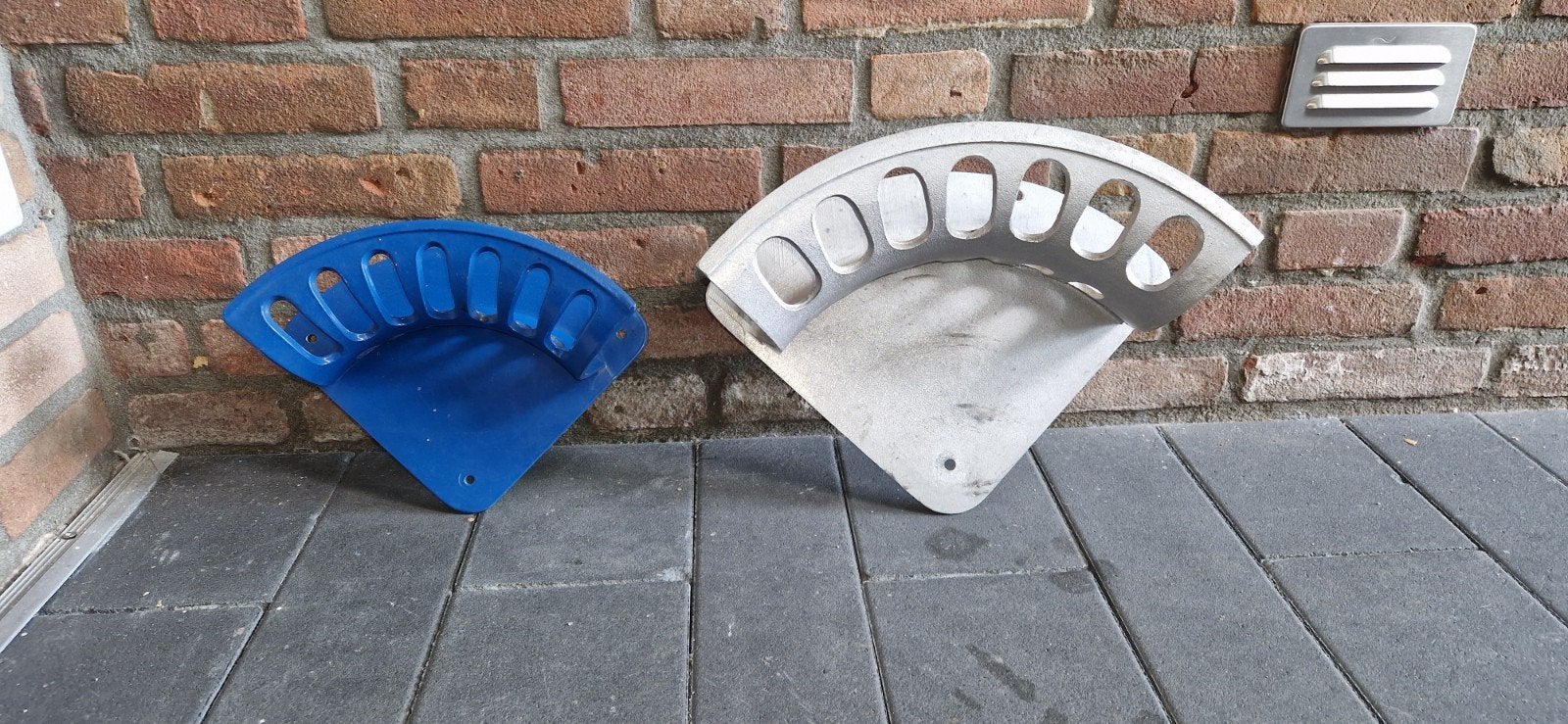Aluminium Slangen/Kabelhouders - Set van 2, Ophalen