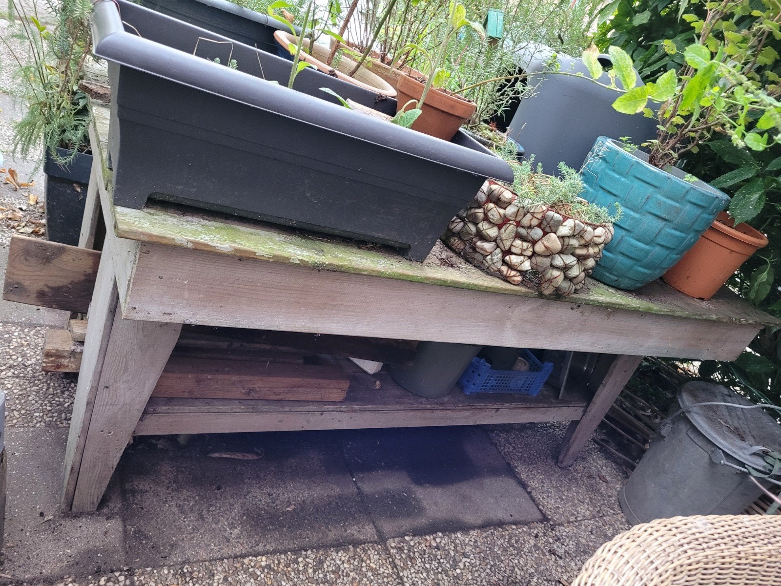 houten tuintafel, Ophalen of Verzenden, Hout