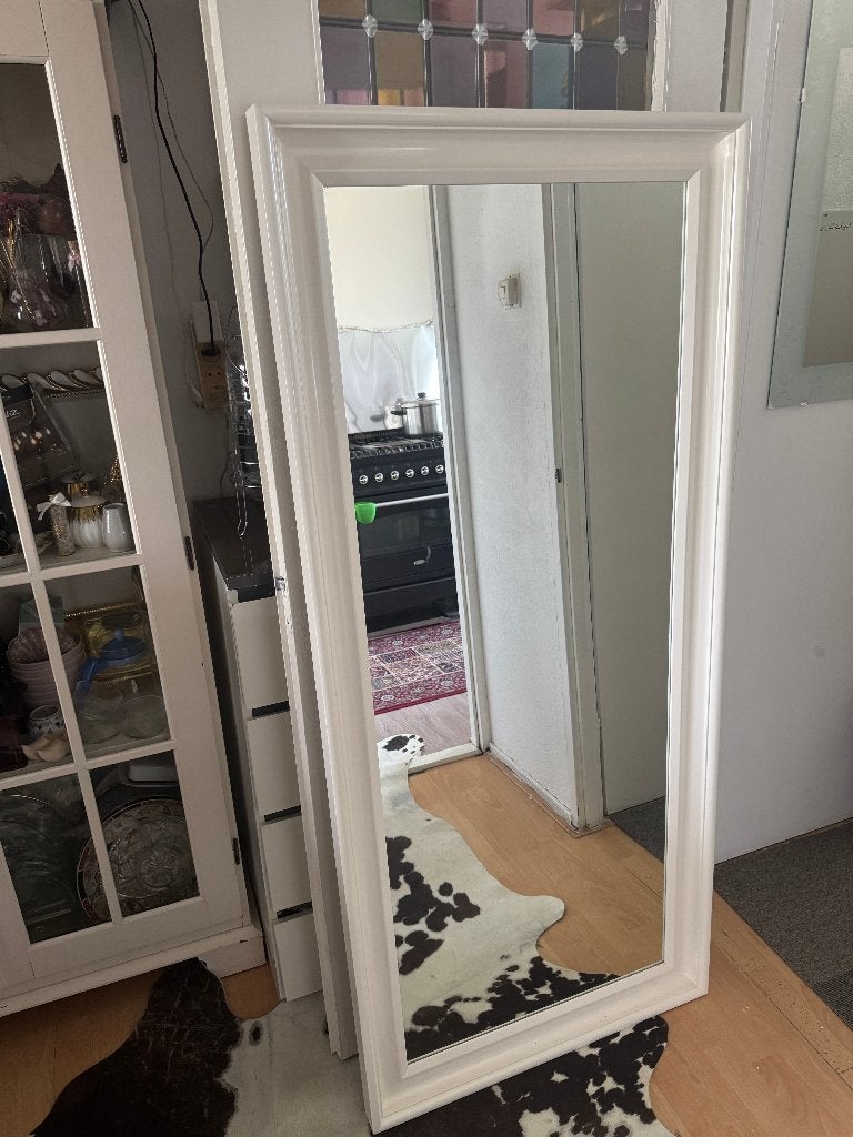 IKEA hemnes spiegel 165cmx75 cm, Ophalen of Verzenden, Zo goed als nieuw, 150 tot 200 cm, Rechthoekig