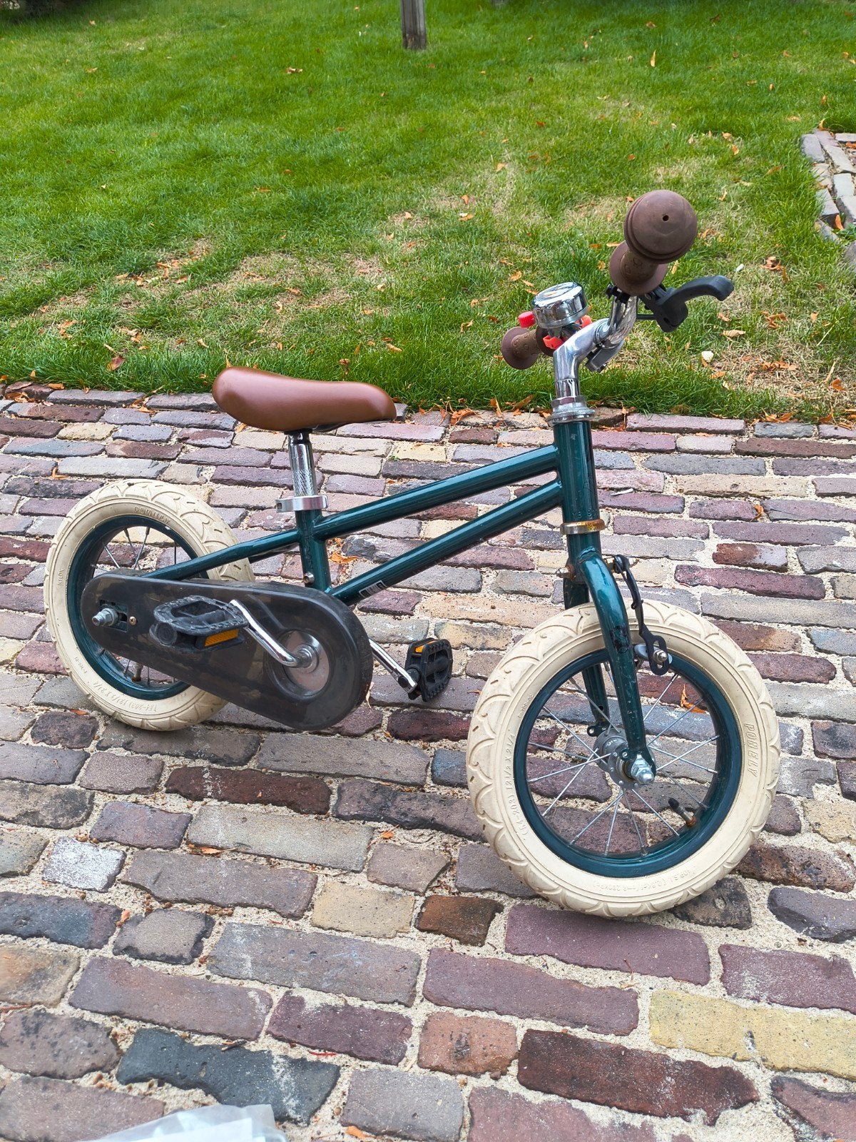 Pelikaan loopfiets ombouwbaar tot fiets met trappers, Ophalen, Gebruikt, Velgrem, Minder dan 16 inch