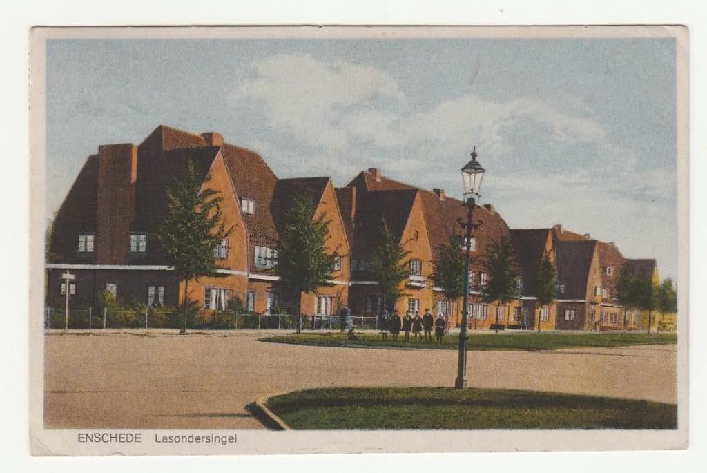 Enschede - Lasondersingel, Verzenden, 1920 tot 1940, Gelopen, Overijssel